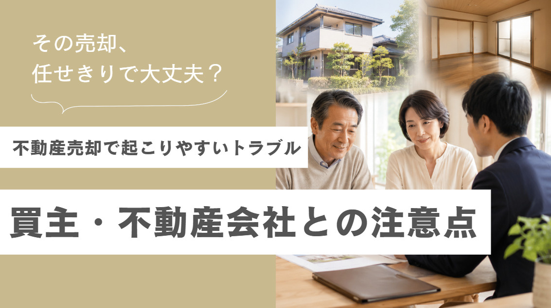 不動産売却で起こりやすいトラブルとは？買主・不動産会社との注...の画像