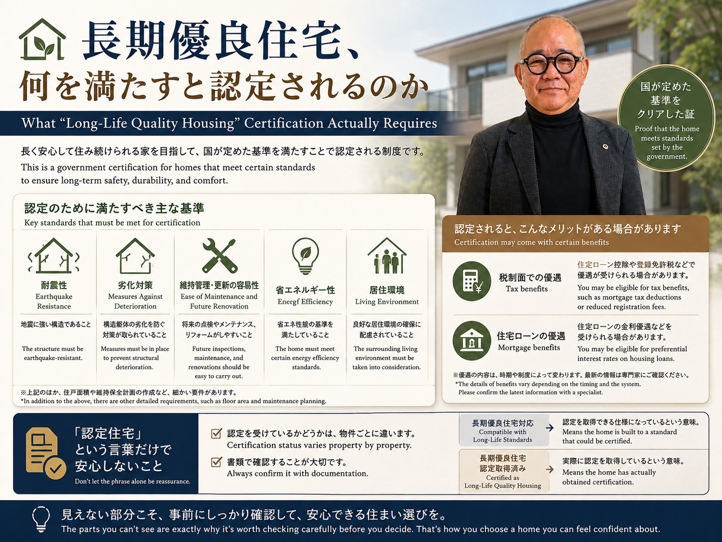2026年9月25日長期優良住宅、何を満たすと認定されるのか...の画像