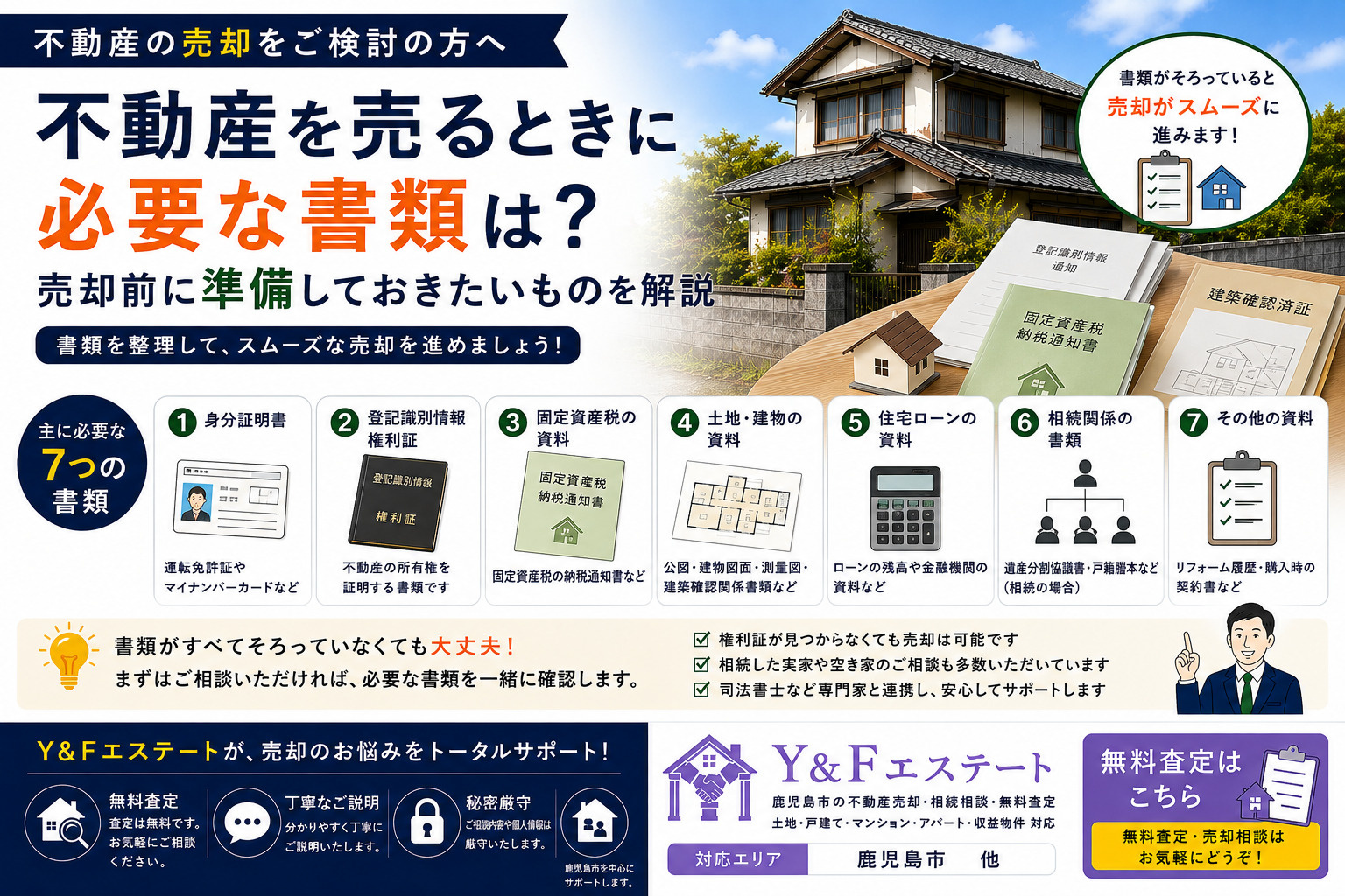 不動産を売るときに必要な書類は？売却前に準備しておきたいもの...の画像