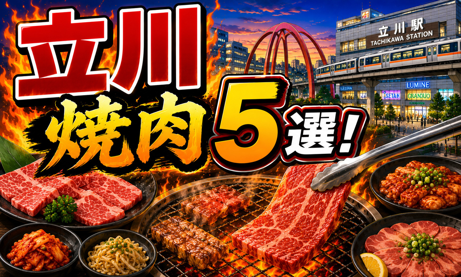 【2026年最新版】立川駅周辺でおすすめの焼肉店5選！食べ放...の画像