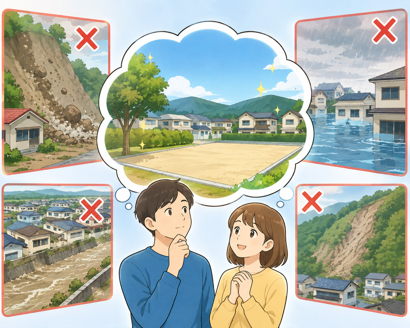 姫路市で土地購入を検討中の方必見！防災重視で危険エリアを避け...の画像