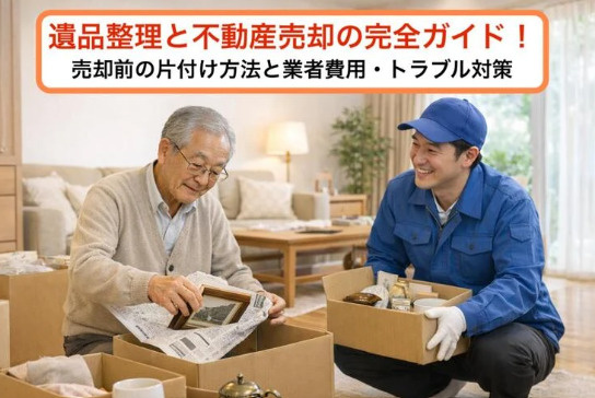遺品整理と不動産売却｜実家・空き家を売る前に知っておきたい手...の画像