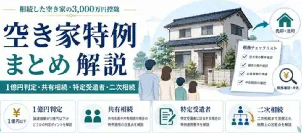 空き家特例とは？相続した実家を売るときの3,000万円特別控...の画像