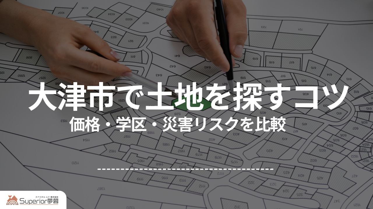 大津市で土地を探すコツ｜価格・学区・災害リスクを比較の画像