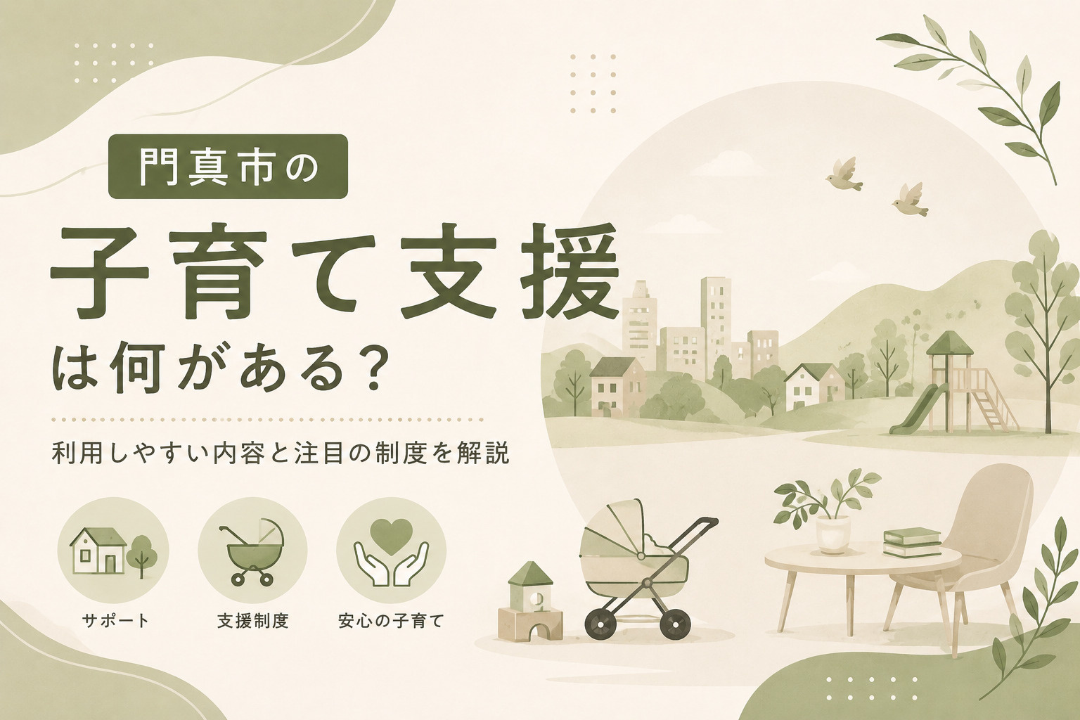 門真市の子育て支援は何がある？利用しやすい内容と注目の制度を...の画像