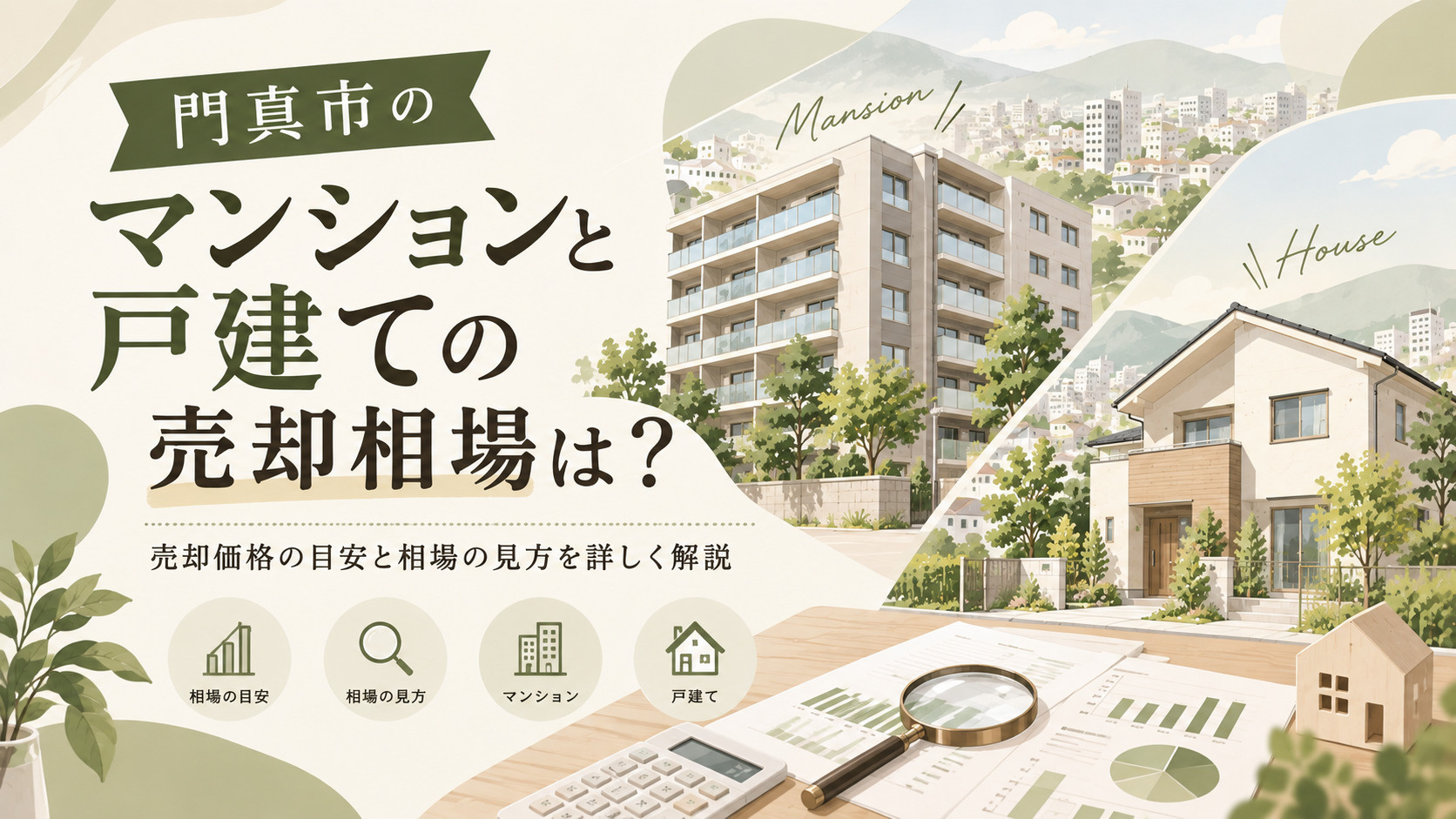 門真市のマンションと戸建ての売却相場は？売却価格の目安と相場...の画像