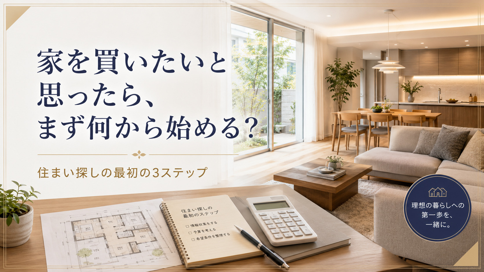 家を買いたいと思ったら、まず何から始める？住まい探しの最初の...の画像
