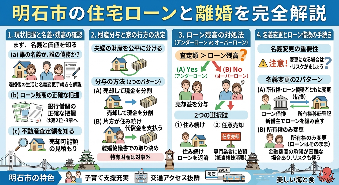 明石市の住宅ローン・離婚完全ガイド2025｜オーバーローン・...の画像