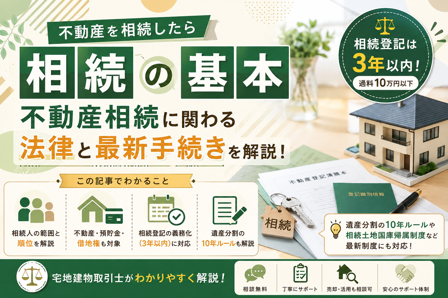 相続の基本｜不動産相続に関わる法律と最新手続きを解説！の画像