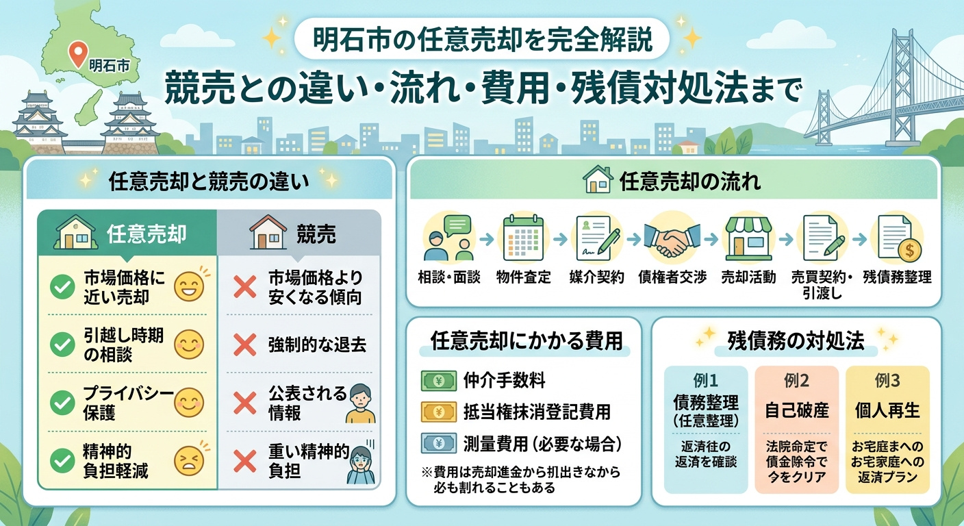 明石市の任意売却完全ガイド2025｜競売回避・流れ・残債処理...の画像