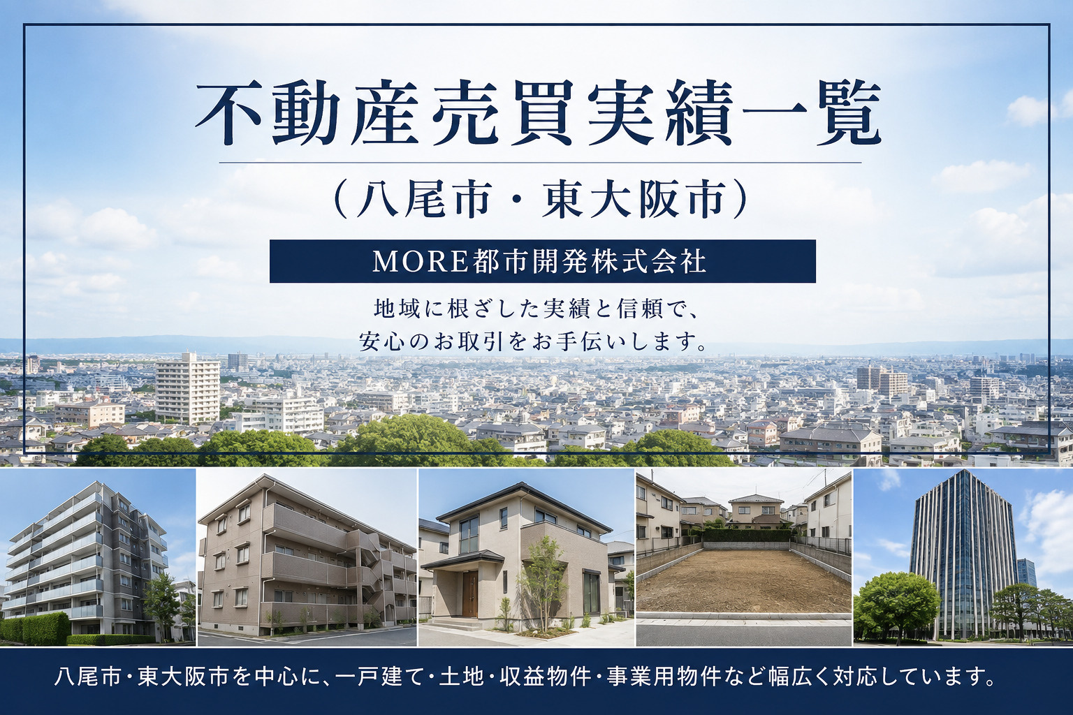 不動産売買実績一覧（八尾市・東大阪市）｜MORE都市開発株式...の画像