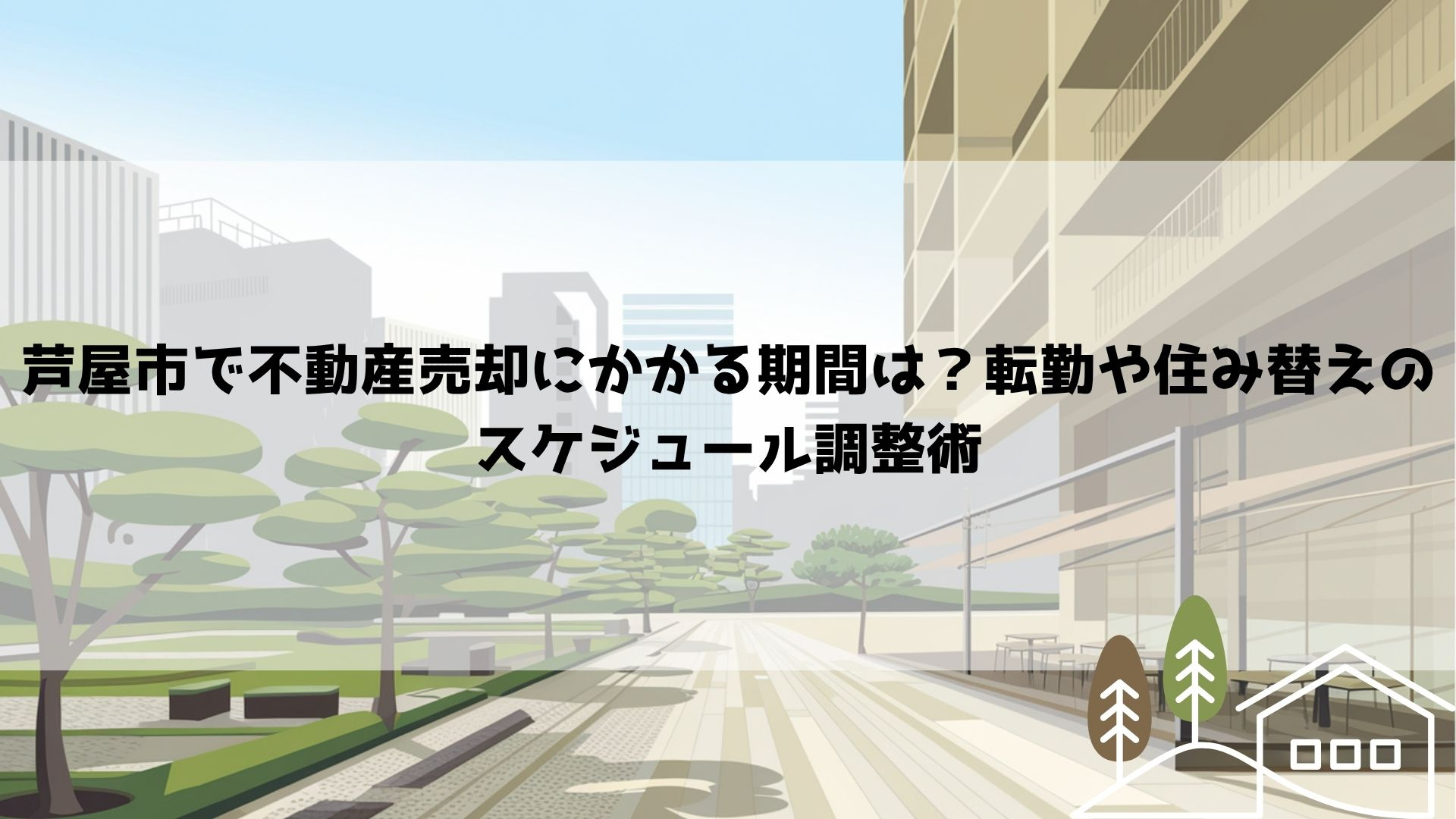 【2026年最新】芦屋市で不動産売却にかかる期間は？転勤や住...の画像