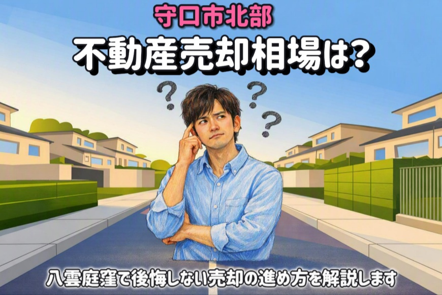 守口市北部の不動産売却相場は？八雲庭窪で後悔しない売却の進め...の画像