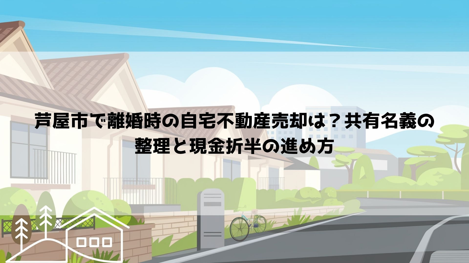 【2026年最新】芦屋市で離婚時の自宅不動産売却は？共有名義...の画像