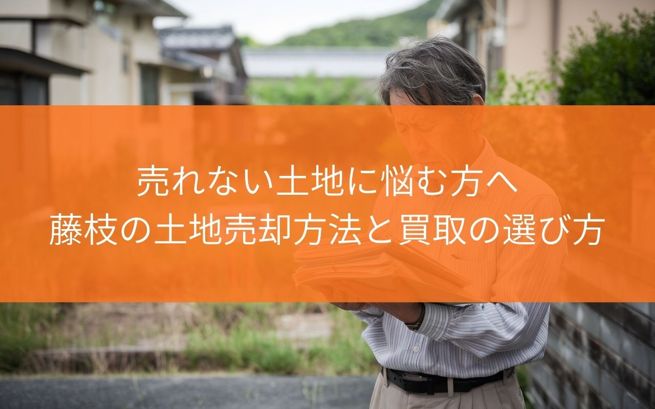 藤枝市で売れない土地に悩む方へ？藤枝の土地売却方法と買取の選...の画像