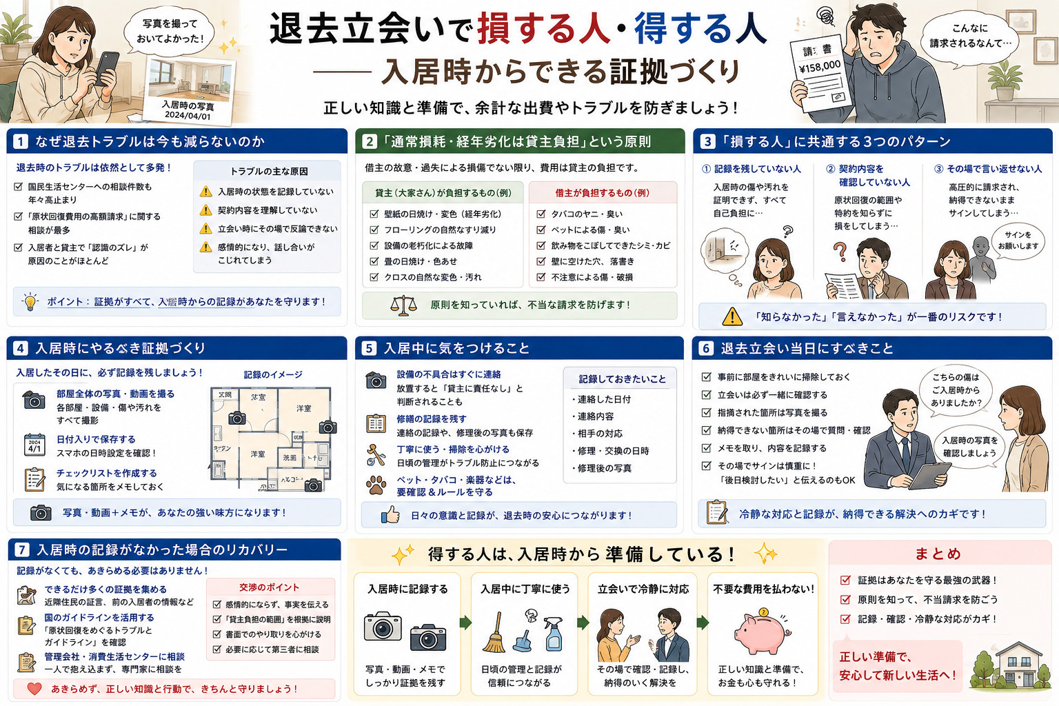 退去立会いで損する人・得する人——入居時からできる証拠づくり...の画像