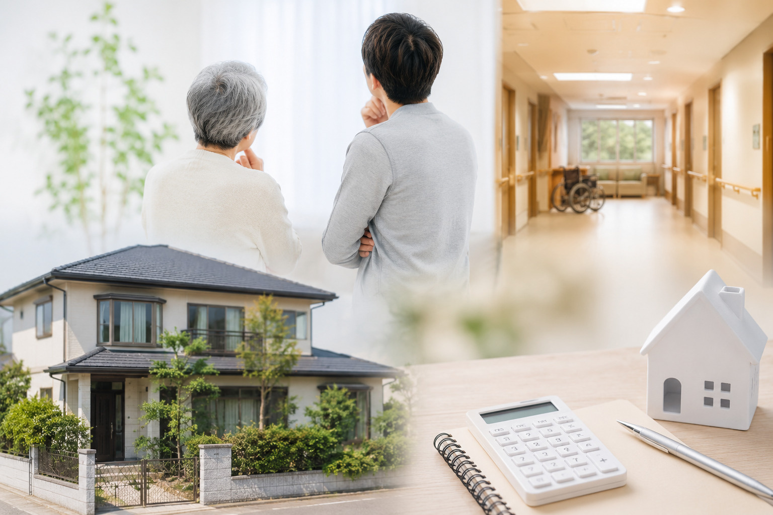 介護施設に入る時、自宅は売る？貸す？残す？の画像
