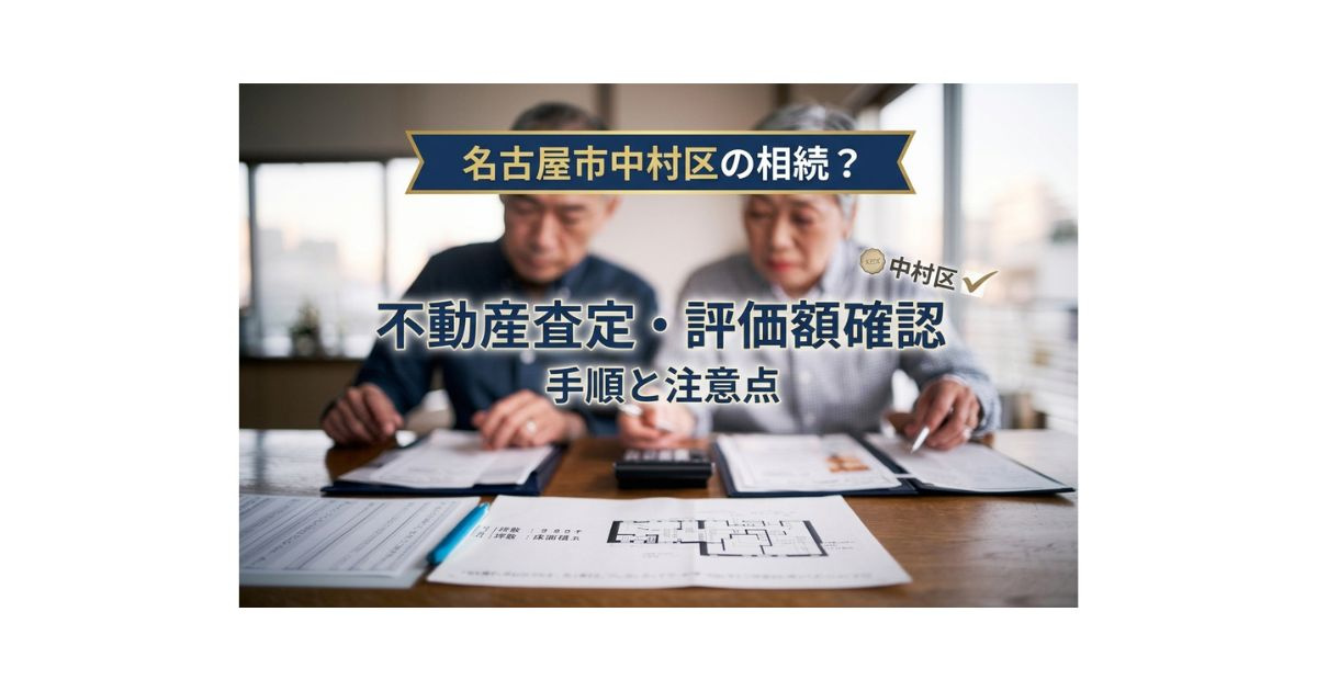 名古屋市中村区で不動産査定が必要な方へ？相続の評価額を確認す...の画像