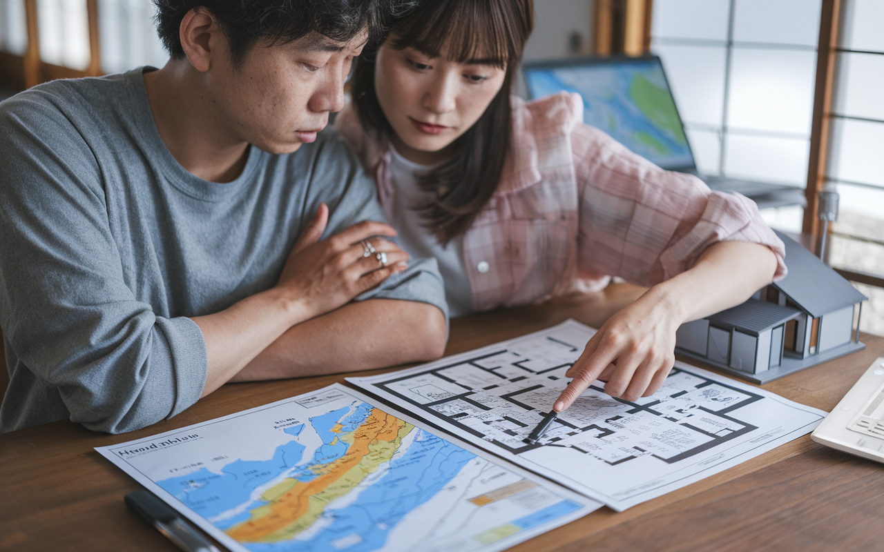 一戸建て購入前に知るハザードマップの見方！安全な家を選ぶ基準...の画像