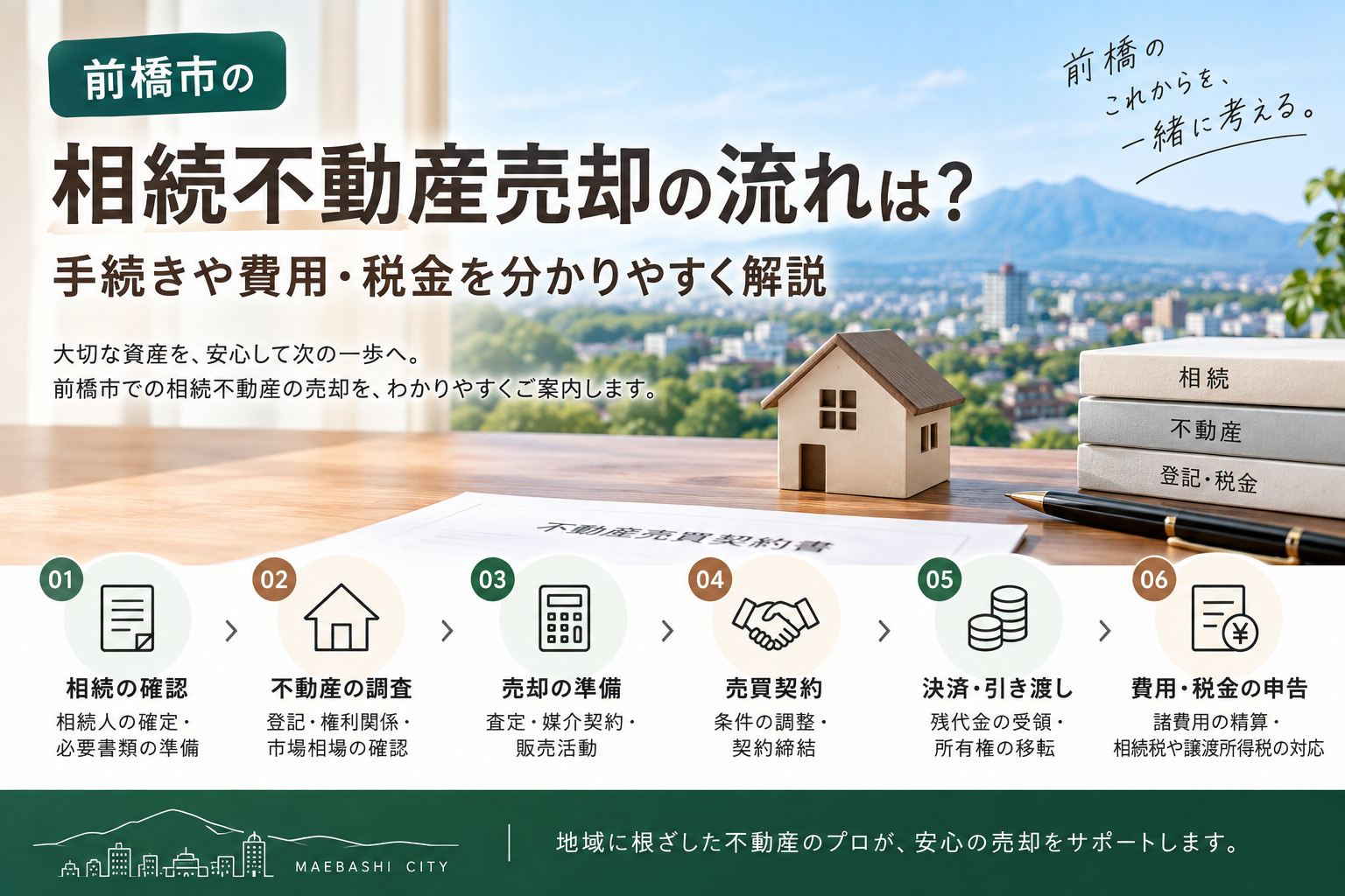 前橋市の相続不動産売却の流れは？手続きや費用税金を分かりやす...の画像