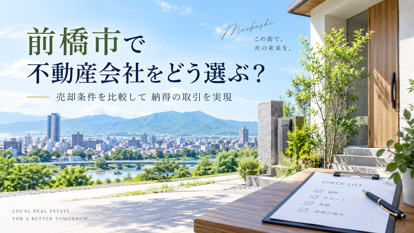 前橋市で不動産会社をどう選ぶ？売却条件を比較して納得の取引を...の画像