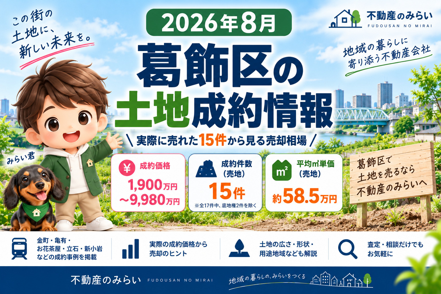 【2026年8月】葛飾区の土地成約情報｜実際に売れた15件か...の画像