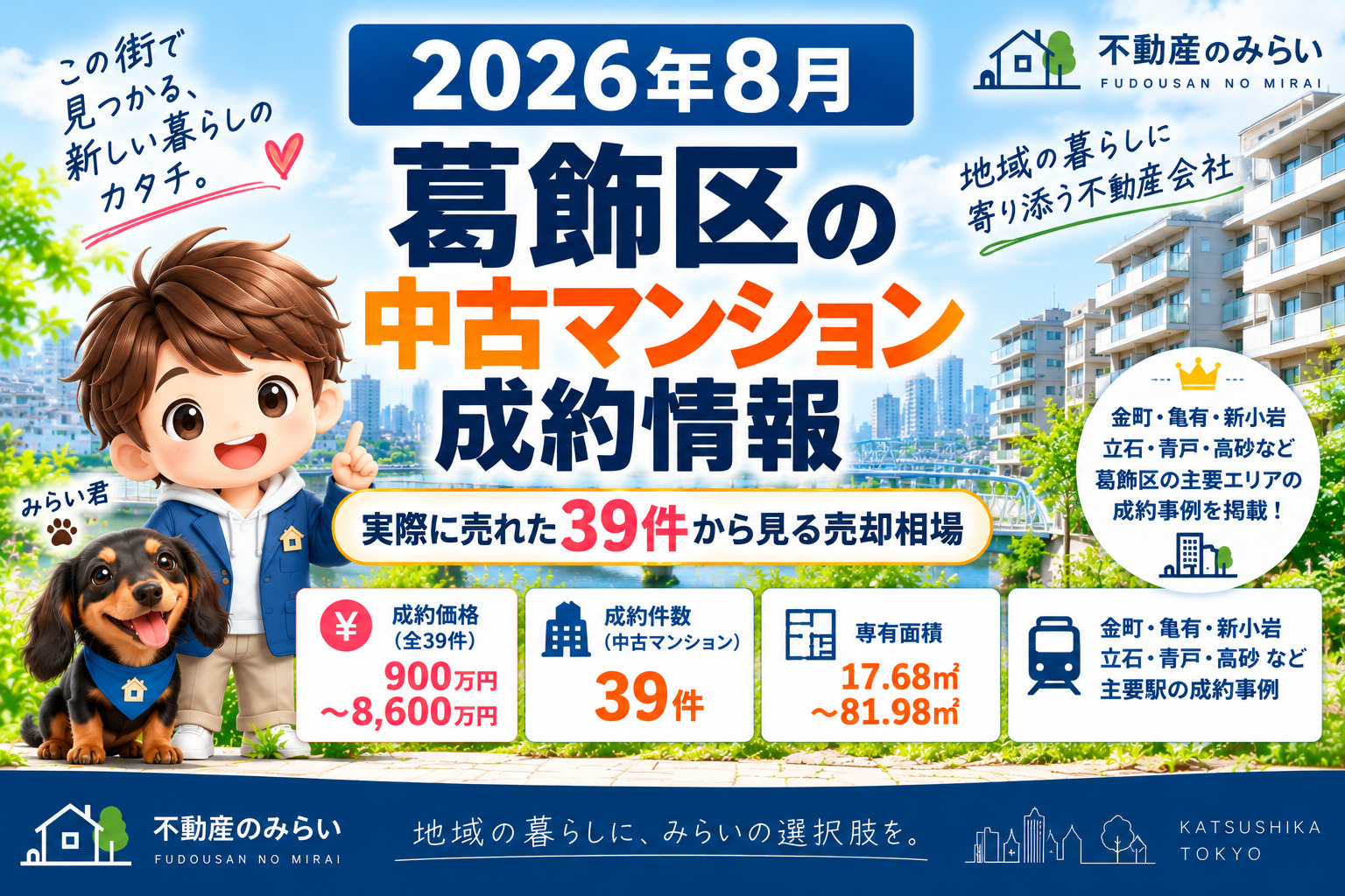 【2026年8月】葛飾区の中古マンション成約情報｜実際に売れ...の画像