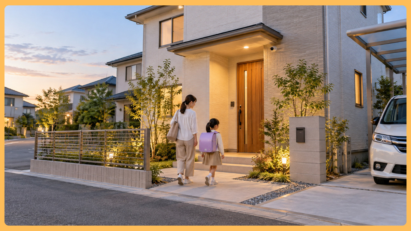 筑西市で防犯性の高い戸建てを選ぶには？子育て家庭向けの確認ポ...の画像