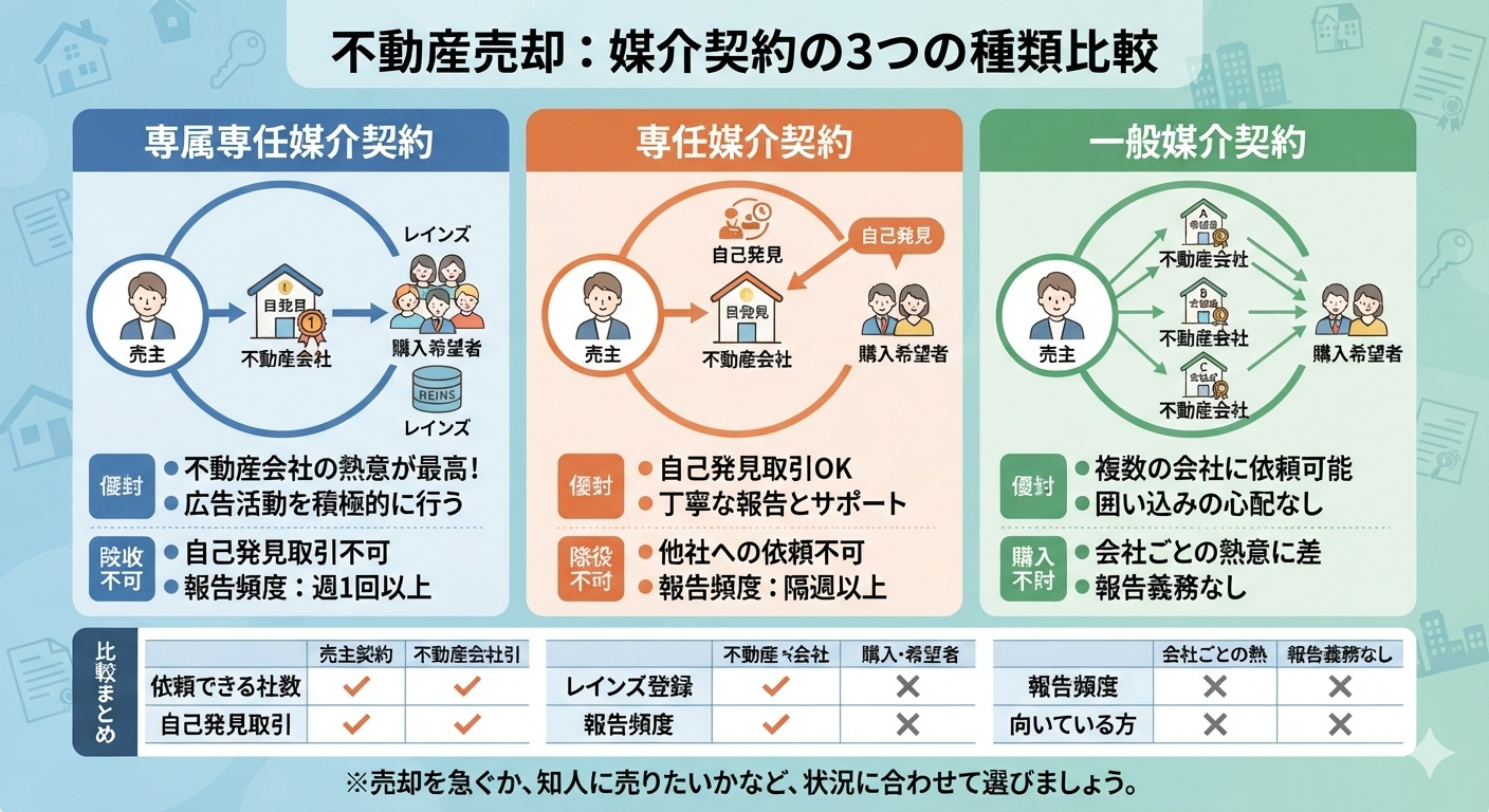 【沼津市の不動産売却コラム】不動産売却　媒介って？どれを選べ...の画像
