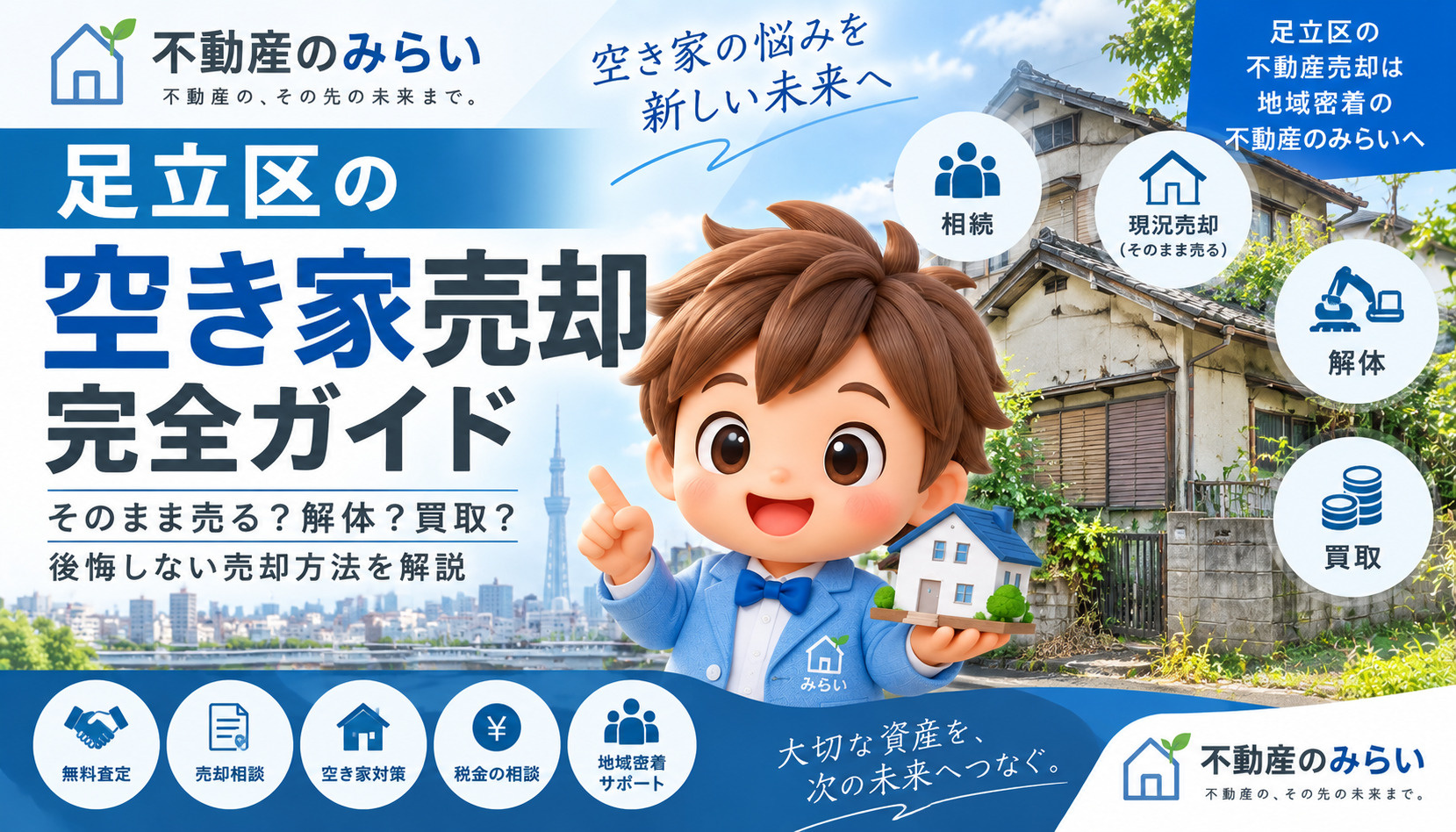 足立区の空き家売却完全ガイド｜そのまま売る？解体？買取？後悔...の画像