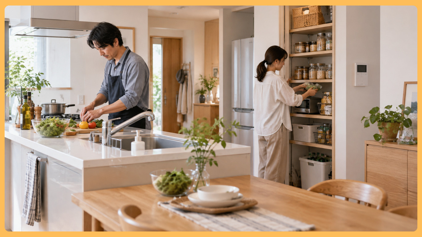 筑西市で家事負担を軽減するには？家事動線に優れた間取りで共働...の画像