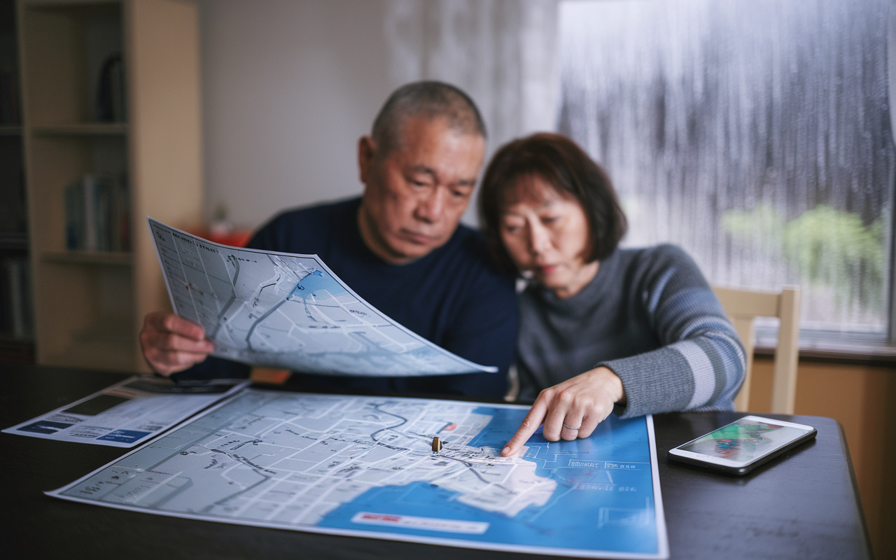 尼崎市のハザードマップで浸水範囲を確認！自宅の調べ方と安全に...の画像