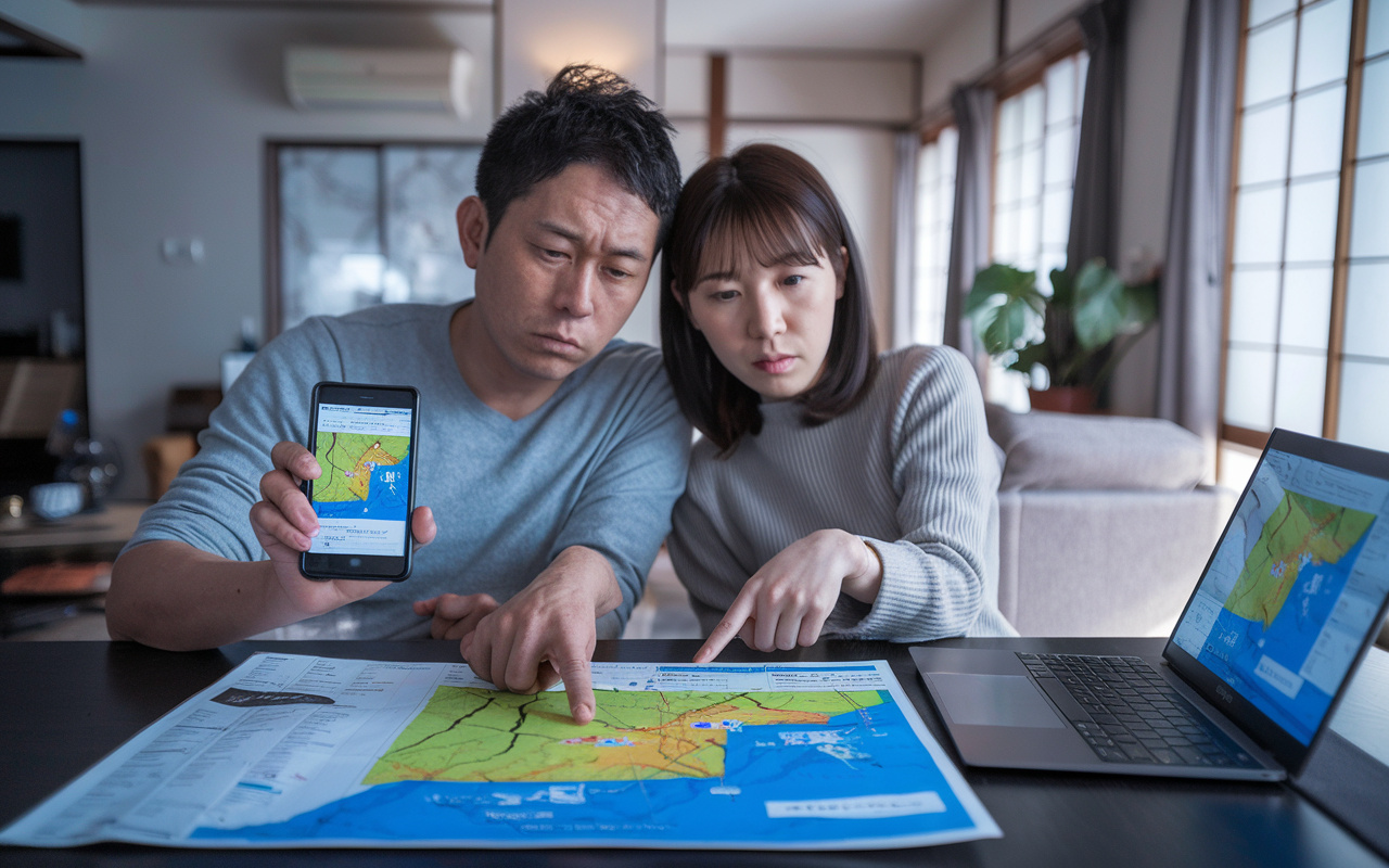 尼崎市の洪水ハザードマップとは？自宅住所を入力する方法と浸水...の画像