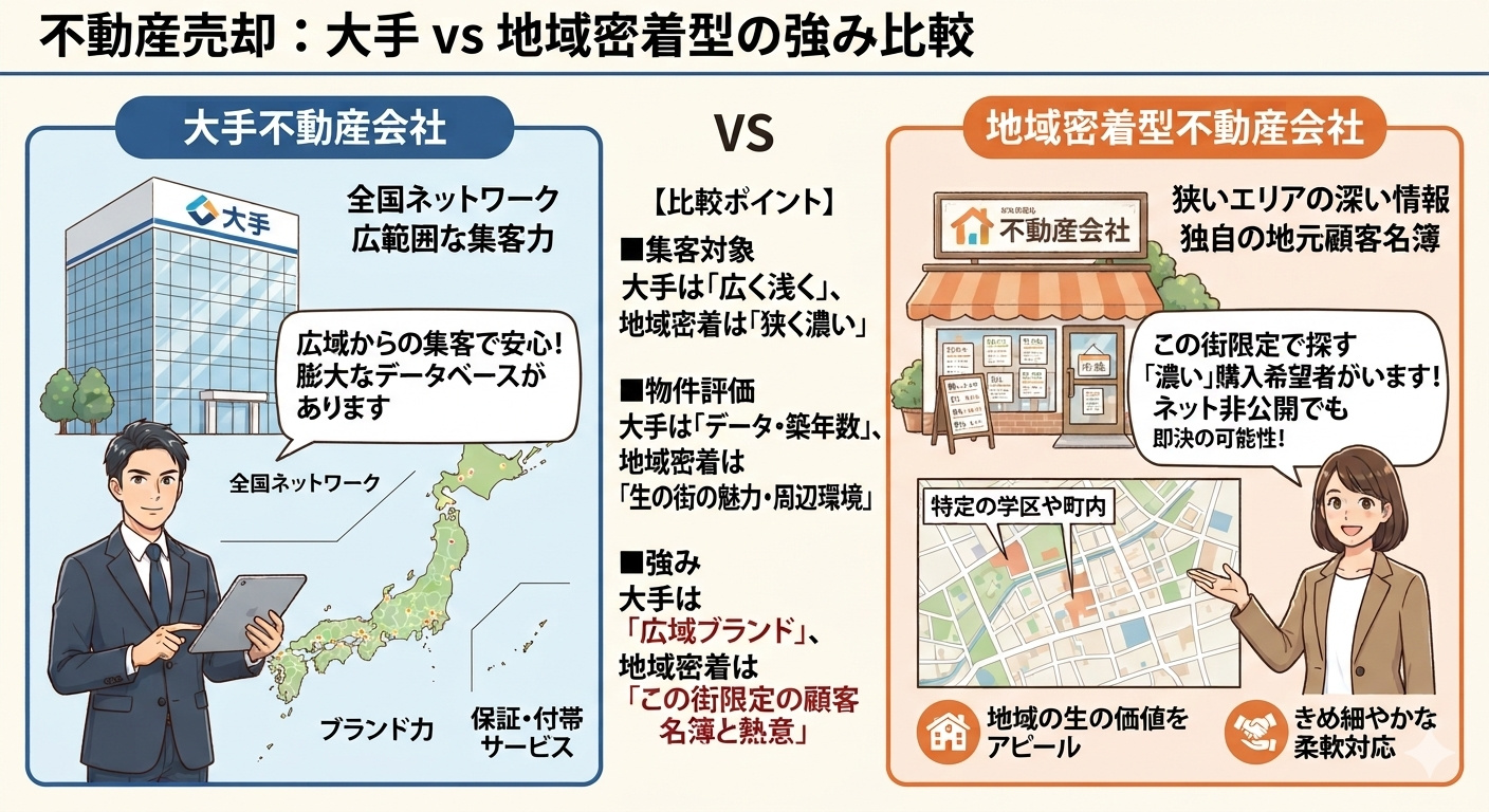 【沼津市の不動産売却コラム】不動産売却は大手VS地域密着型（...の画像