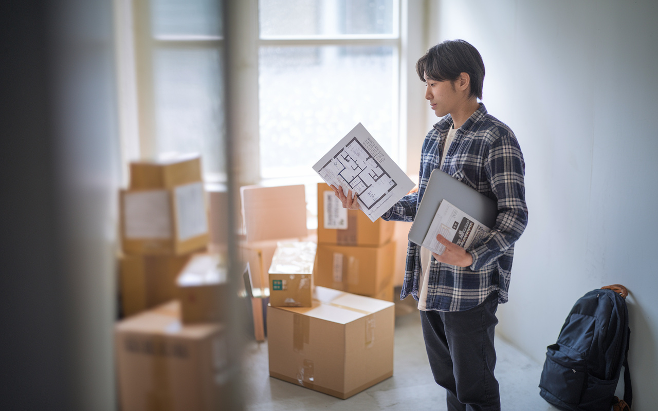 鹿屋市で大学生が県外から部屋探しをする方法は？遠方でも安心し...の画像