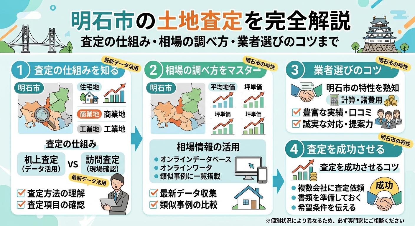なぜ明石の土地は高値で売れる？土地査定の裏側・相場チェック術...の画像