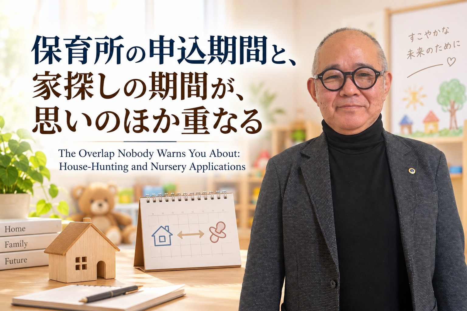 2026年10月2日 保育所の申込と家探し、この時期に重なる...の画像