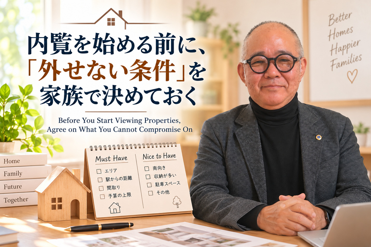2026年10月8日 内覧前に「外せない条件」を家族で決めて...の画像