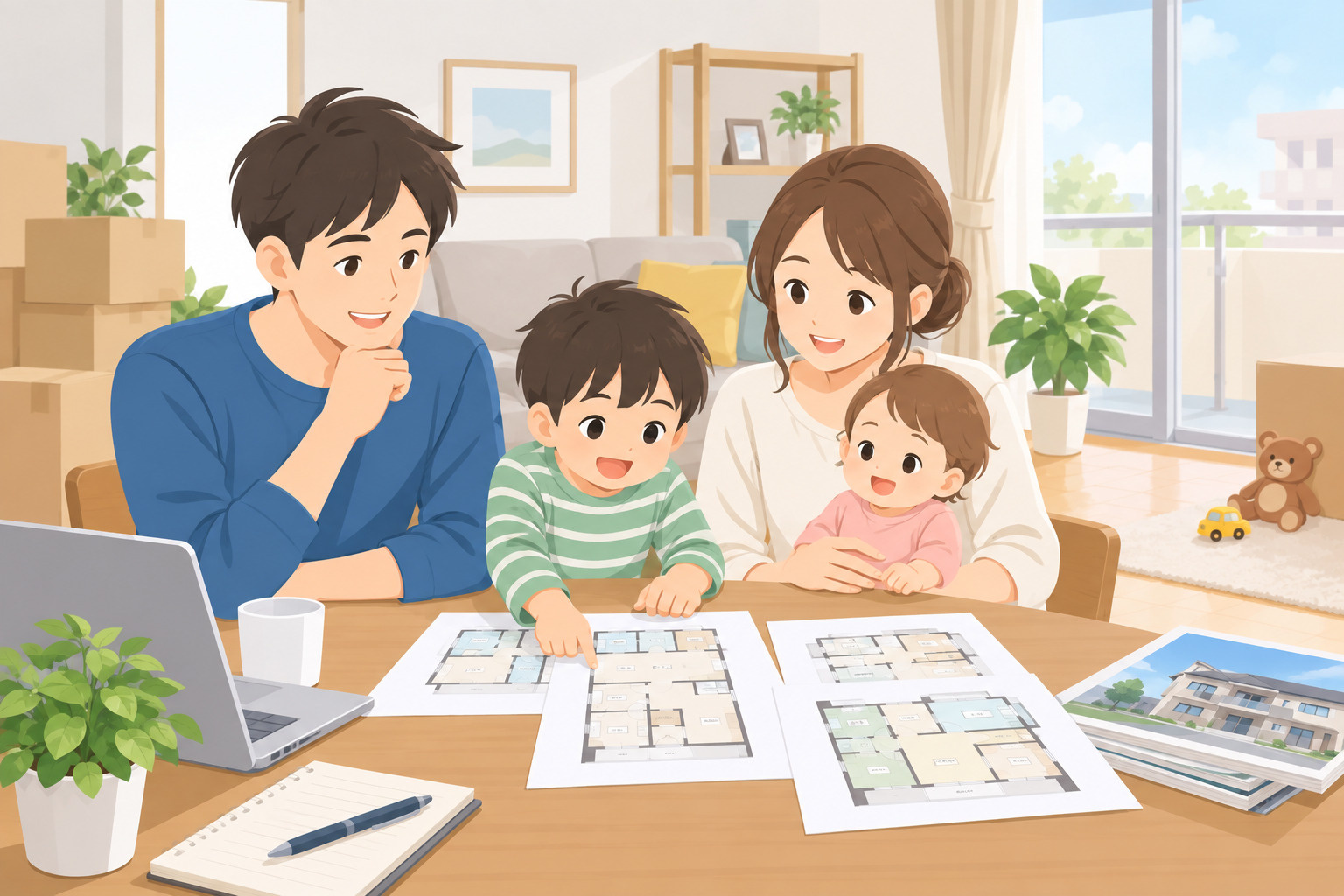 家族が増えたら住み替える？ファミリーの部屋探しで考えたいポイ...の画像