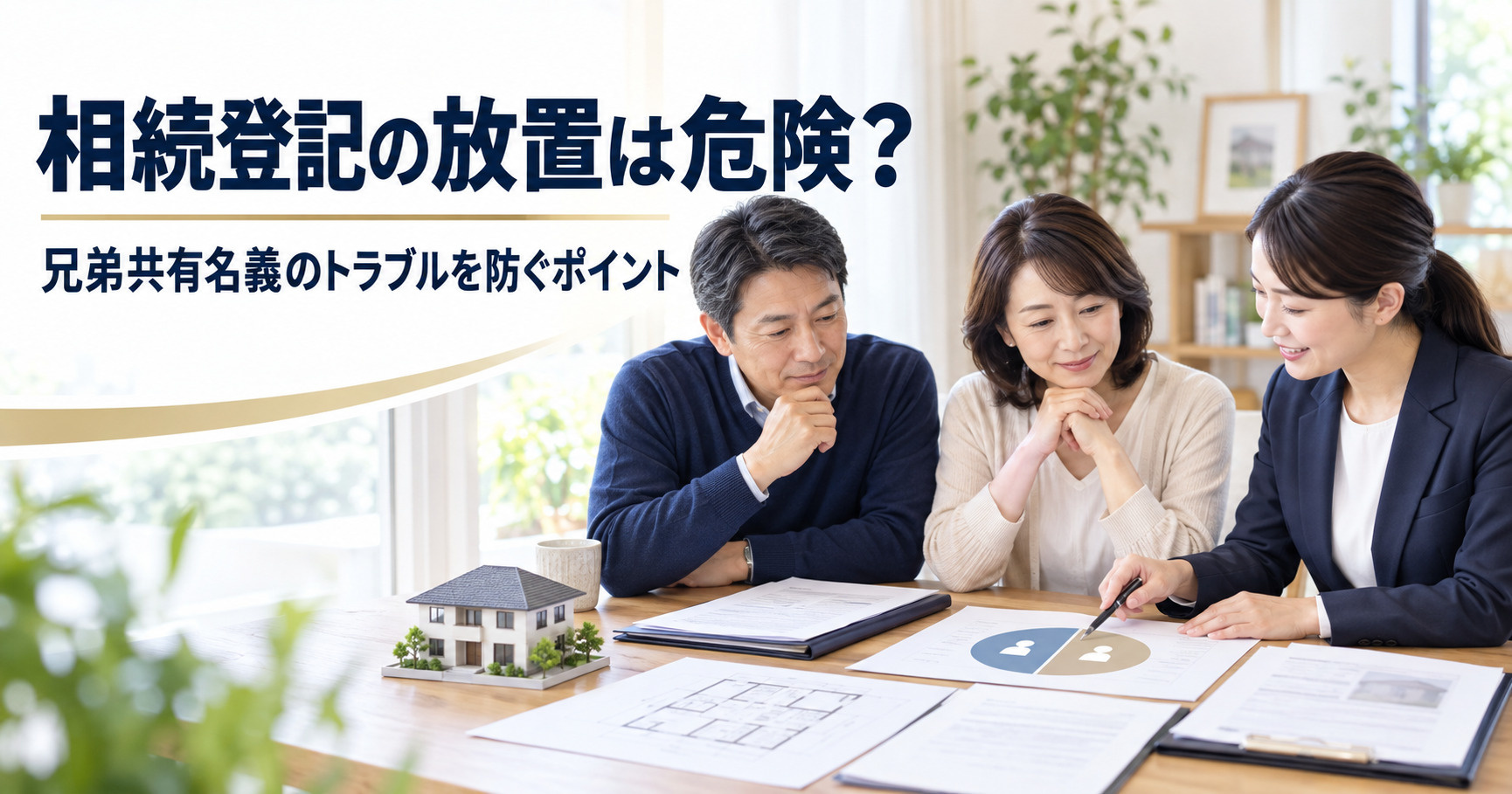 相続登記の放置は危険？兄弟共有名義のトラブルを防ぐポイントの画像