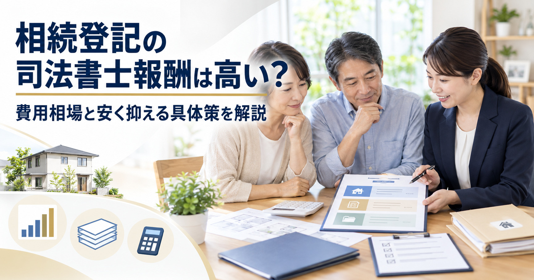 相続登記の司法書士報酬は高い？費用相場と安く抑える具体策を解...の画像