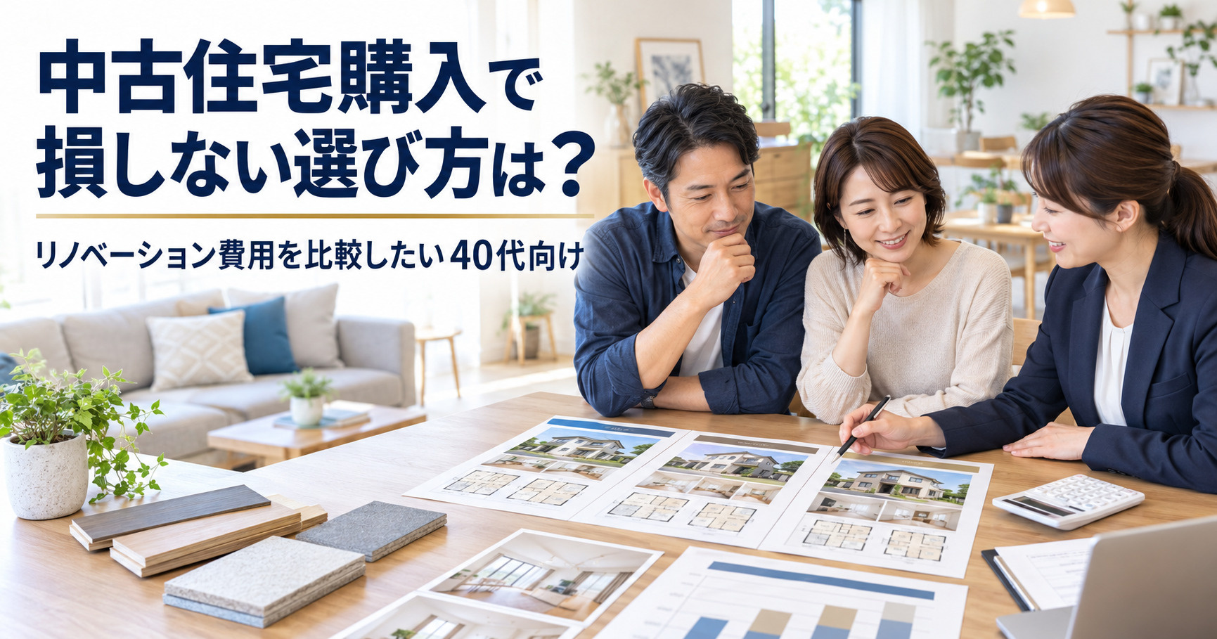 中古住宅購入で損しない選び方は？リノベーション費用を比較した...の画像