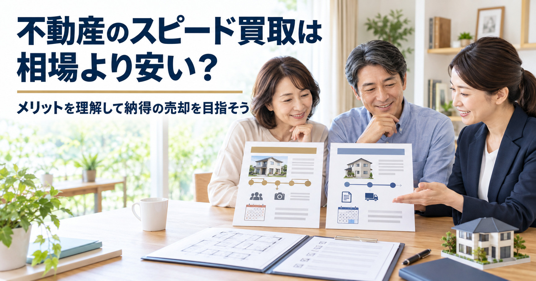 不動産のスピード買取は相場より安い？メリットを理解して納得の...の画像