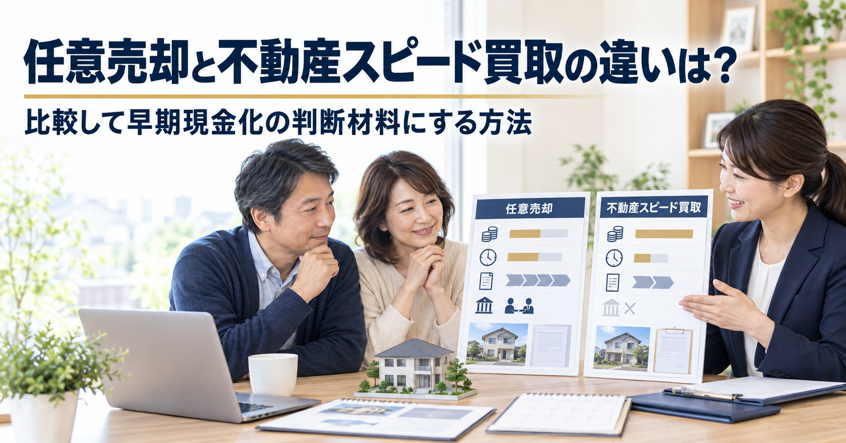 任意売却と不動産スピード買取の違いは？比較して早期現金化の判...の画像