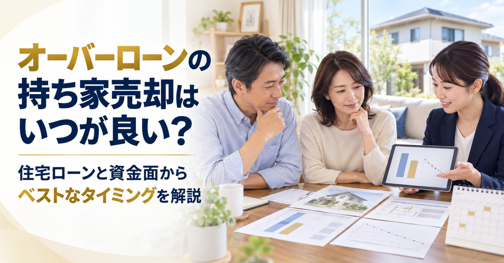 オーバーローンの持ち家売却はいつが良い？住宅ローンと資金面か...の画像