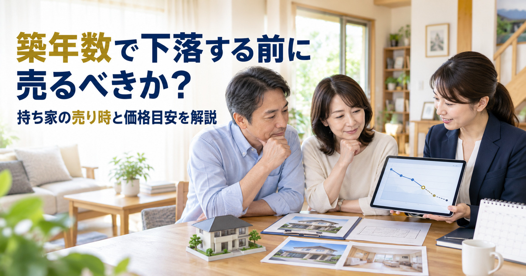 築年数で下落する前に売るべきか？持ち家の売り時と価格目安を解...の画像