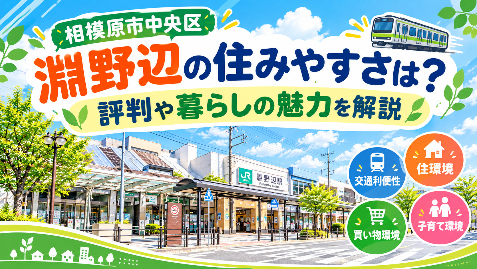 相模原市中央区淵野辺の住みやすさは？評判や暮らしの魅力を解説...の画像