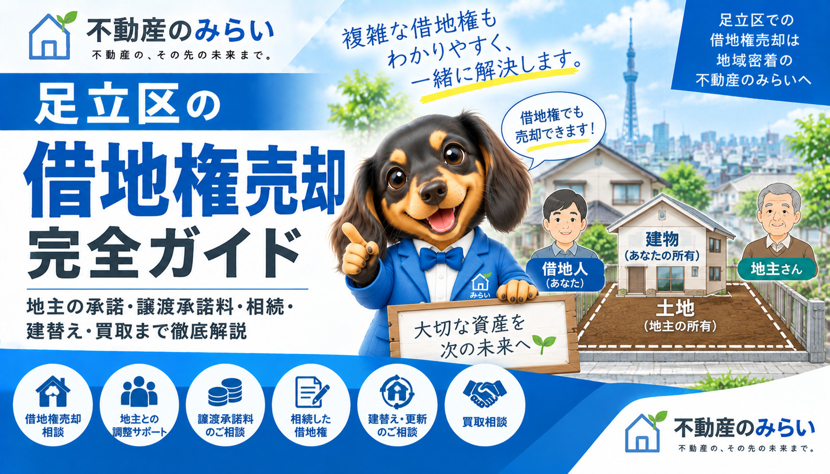 足立区で借地権を売却する完全ガイド｜地主の承諾・譲渡承諾料・...の画像