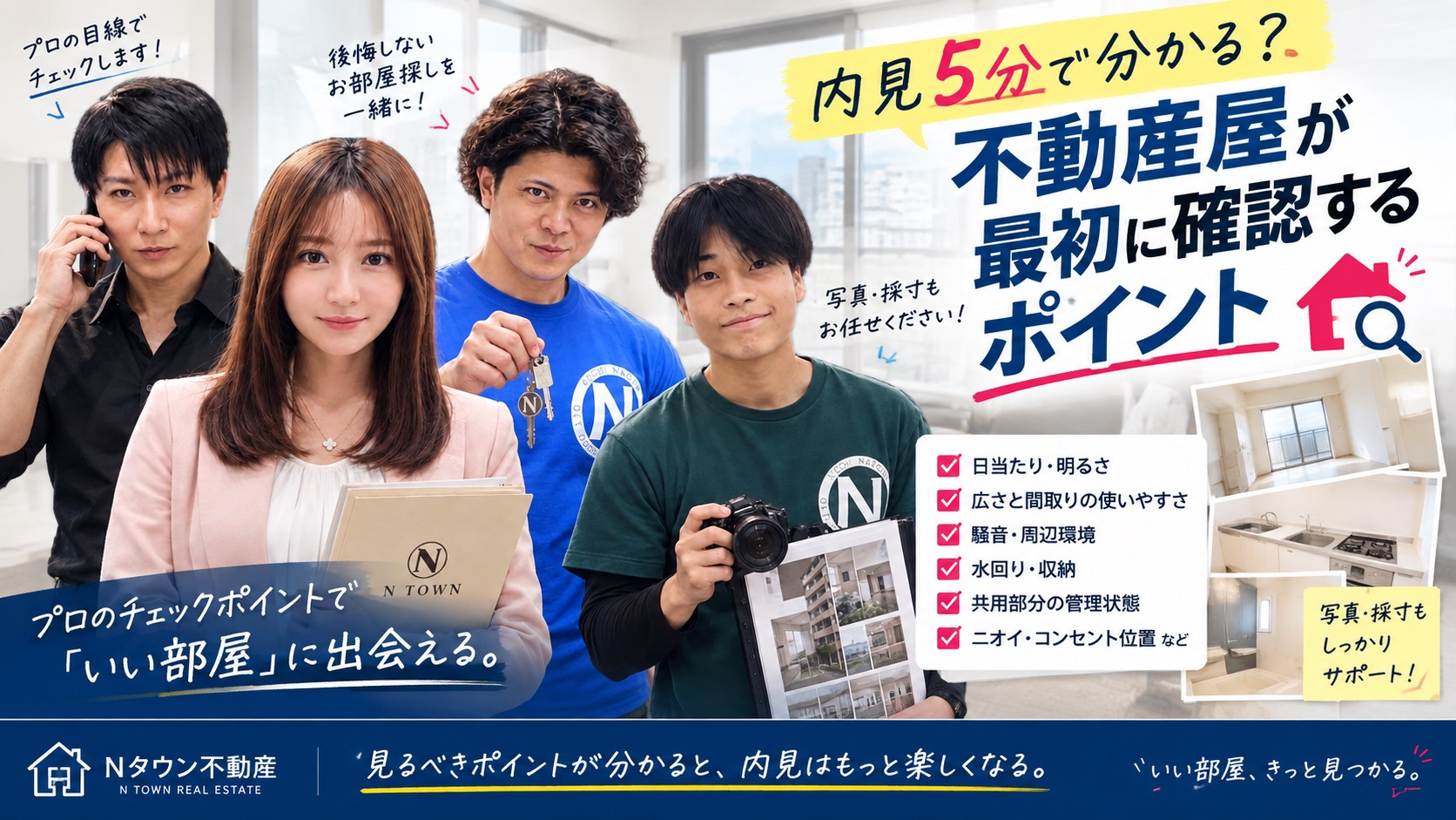 内見5分で分かる？不動産屋が最初に確認するポイントの画像