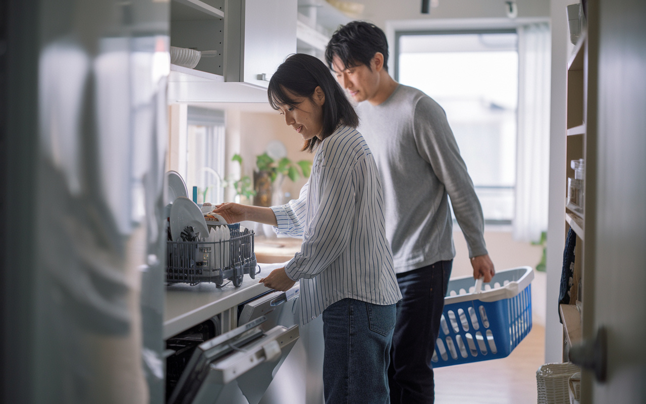 共働き世帯の家事動線は間取りで変わる！忙しい家族が暮らしやす...の画像